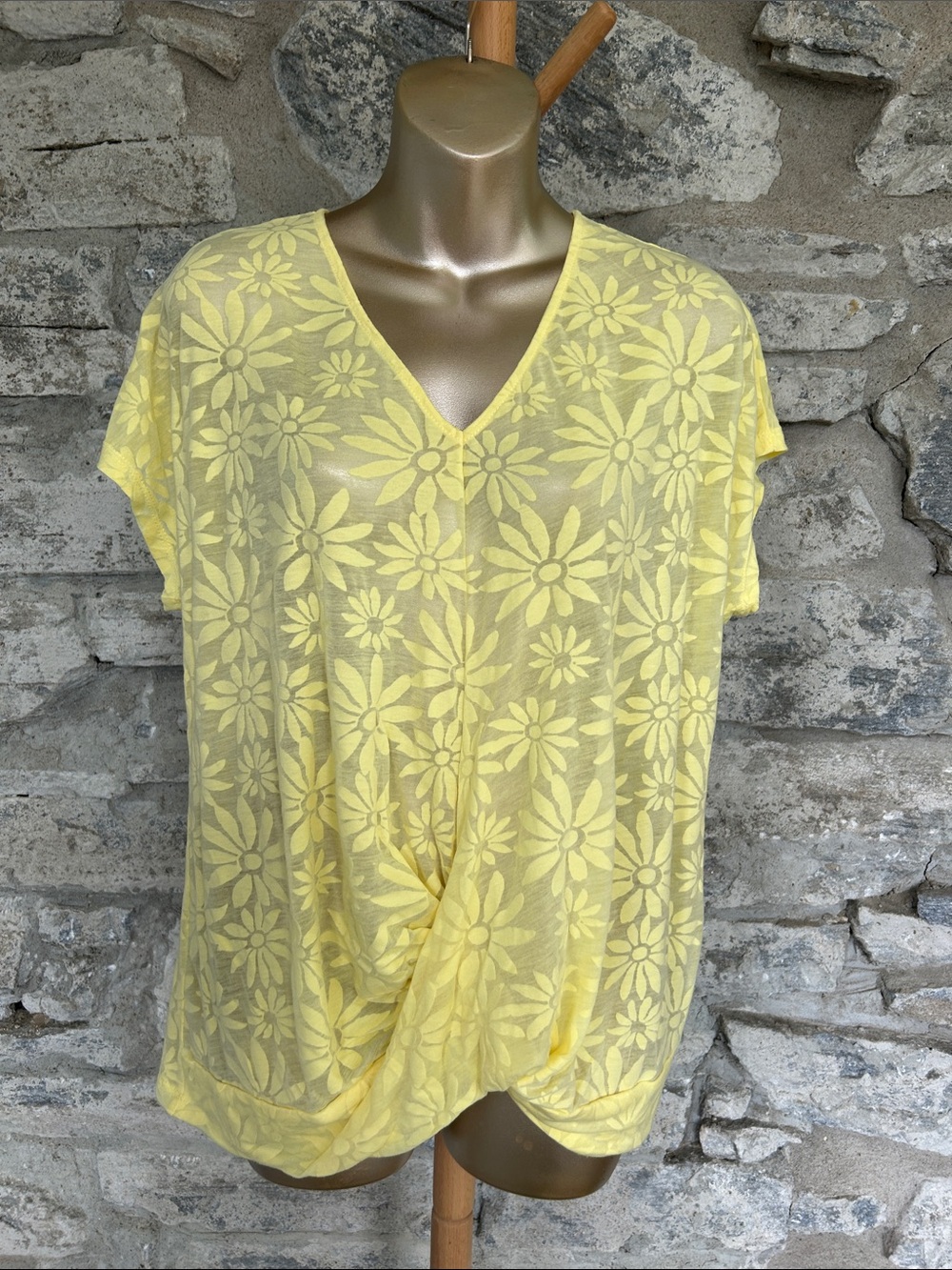 Floral Burnout Tee
